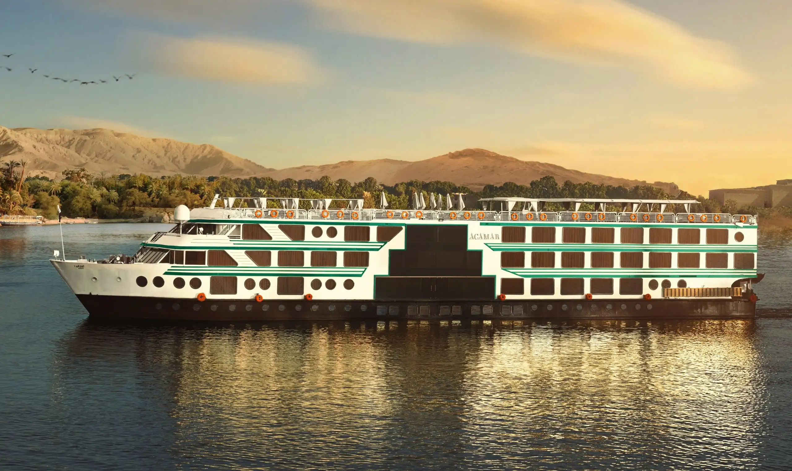 Acamar Nile Cruise 5 Days From Luxor Aswan 5-Star Luxury Sailing