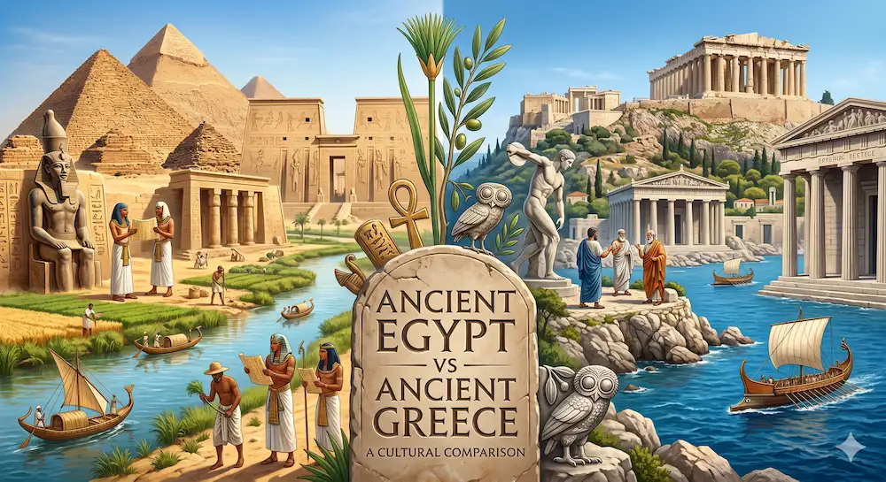 Ancient Egypt vs Ancient Greece: Power, Life & Legacy