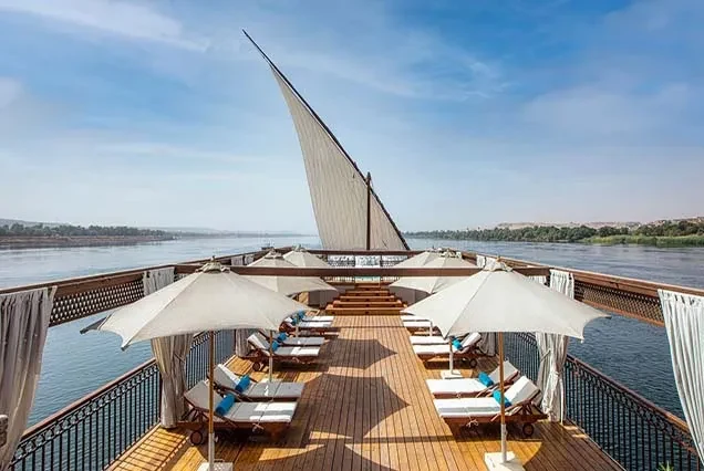 Aton Sun Dahabiya 4 Days Aswan Luxor