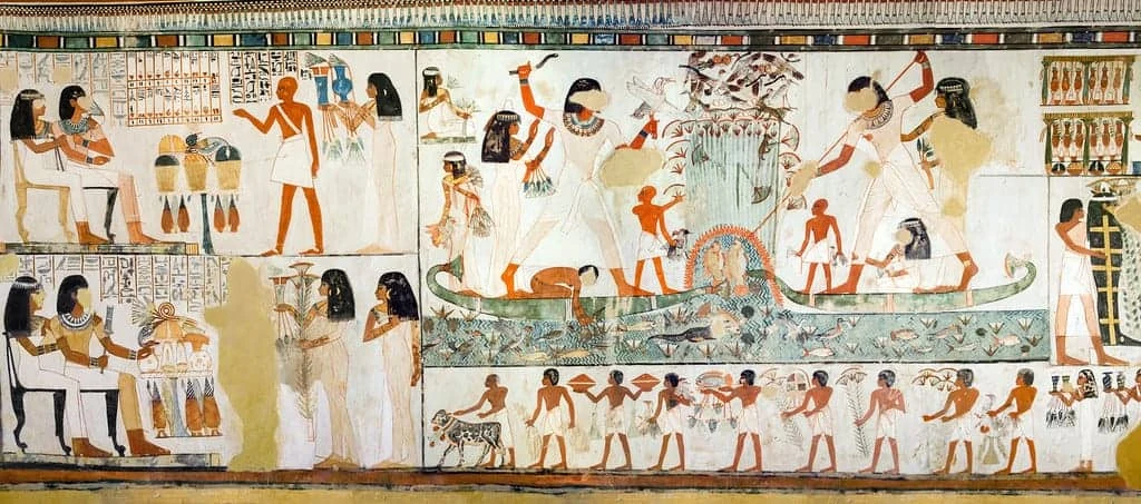 The Tomb of Menna in the Theban Necropolis