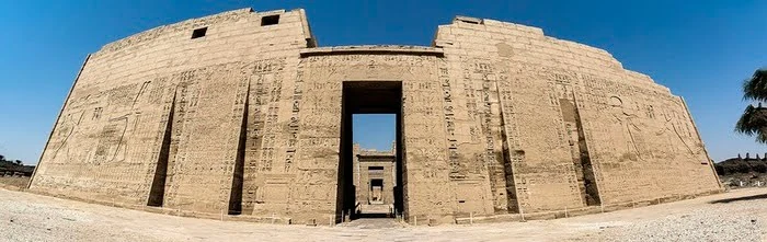 The Temple of Ramses III in Medinet Habu