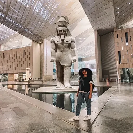Private Day Trip Grand Egyptian Museum From Luxor by Flight & Giza Pyramids