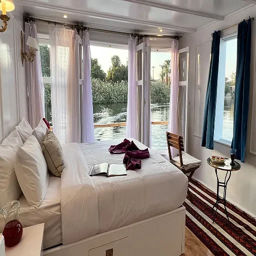 Lazuli King Farouk Dahabiya 6 Days Luxor Aswan