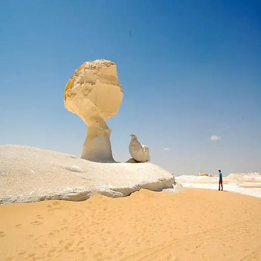 2-Day Private White Desert Egypt Tour from Cairo