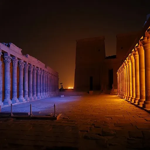 Mesmerizing Philae Temple Sound and Light Show Evening Experience
