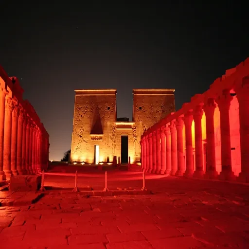 Mesmerizing Philae Temple Sound and Light Show Evening Experience