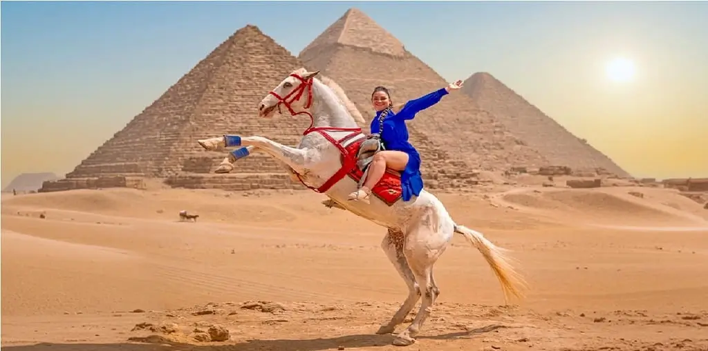 All-in-One Giza Pyramids from inside: Camel, Sphinx & Lunch