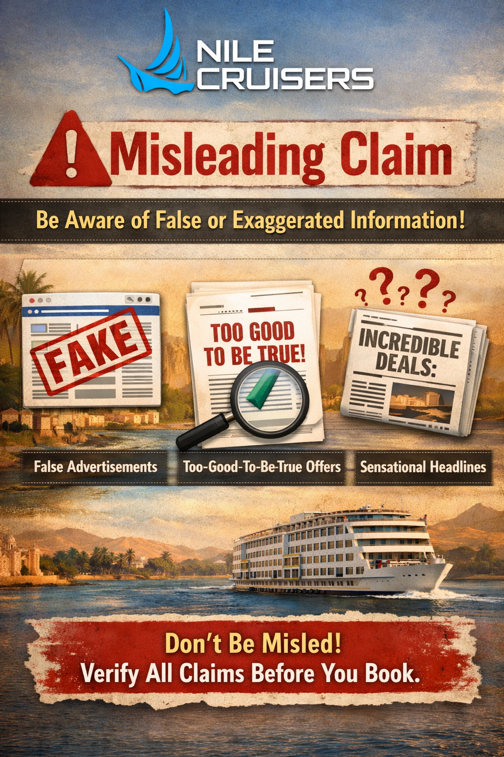 Misleading Claims & False Information – Nile Cruisers Official Notice