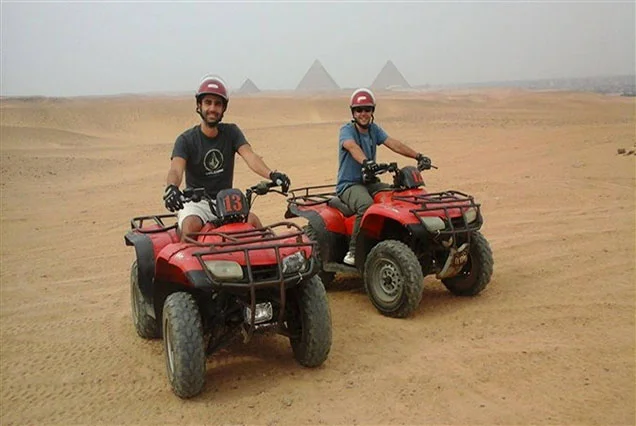 Adrenaline-Fueled Quad Bike at Giza Pyramids Safari