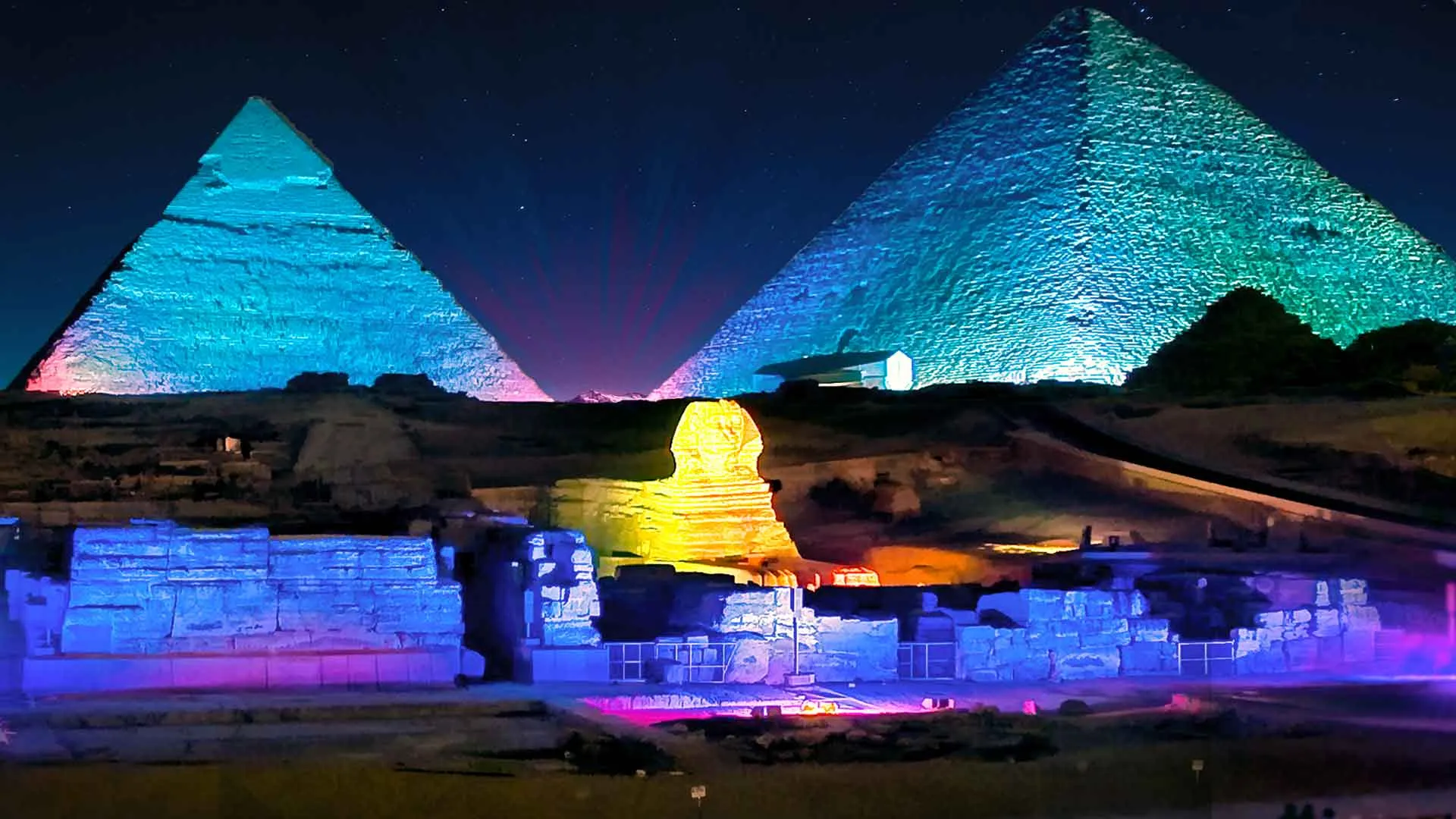 Private Sound and Light Show at the Pyramids Experience