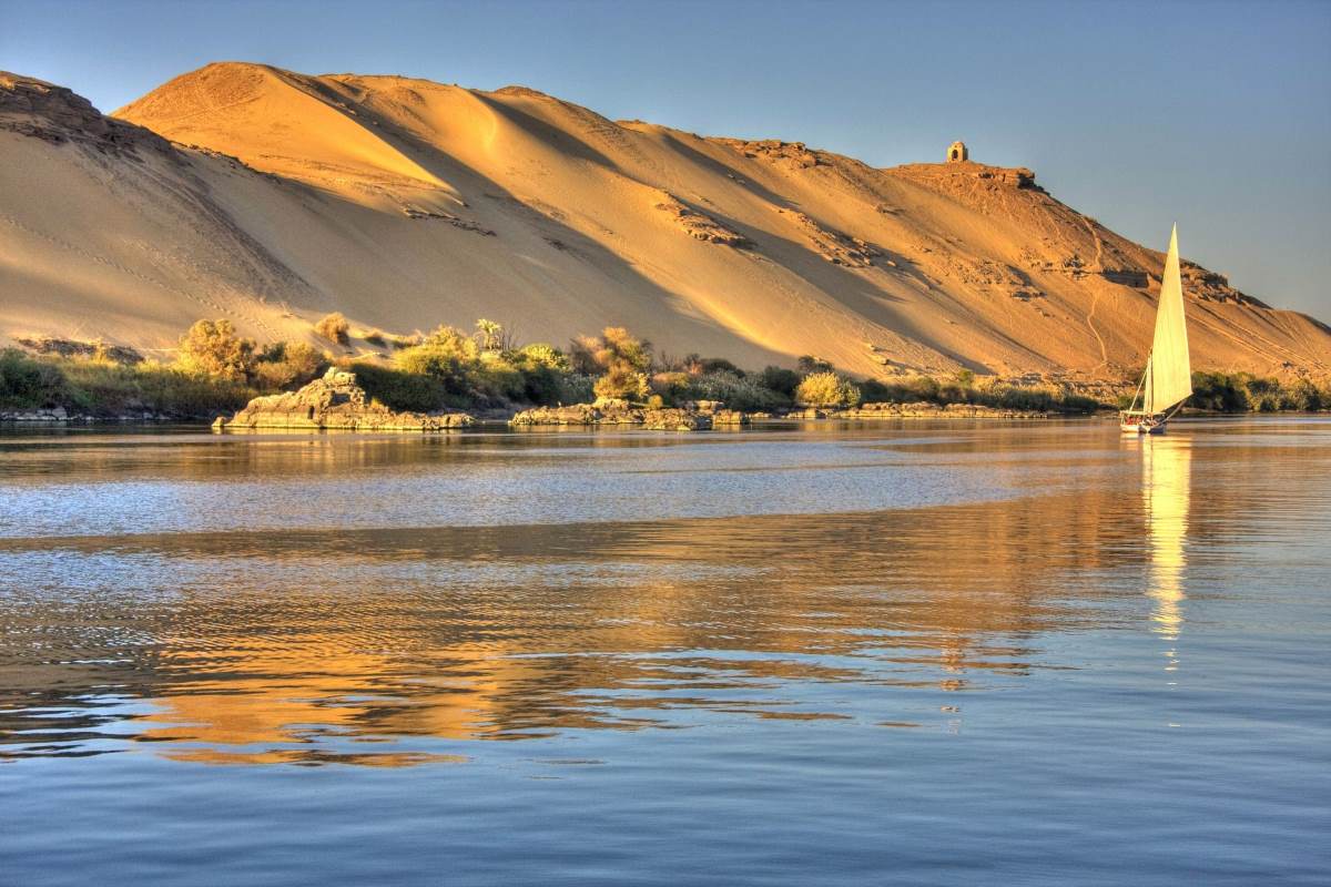 The Nile River Between the Past and Present