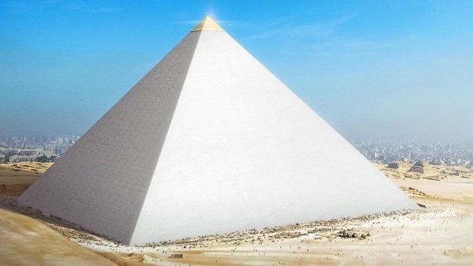 What did the Pyramids originally look like?