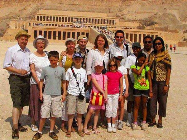 Viagem em família para o Egito