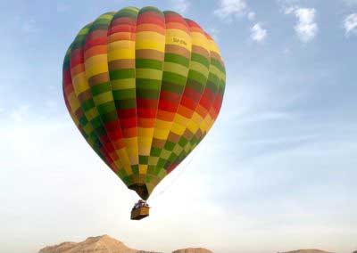 Balão de ar quente em Luxor