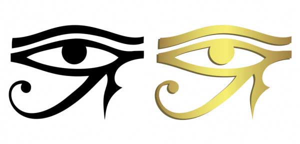 the eye of horus vs the eye of Ra
