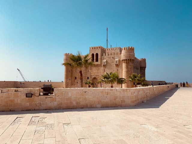 qaitbay citadel in alexandria